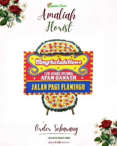 Bunga Papan Congratulation di Palasah